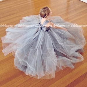 Ethereal ivory flower girl dress-stunning-handmade -Olivia Kate Couture on Etsy